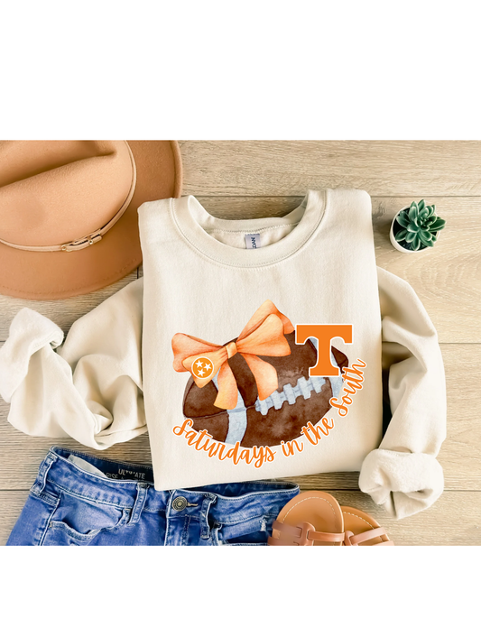 Tennessee saturdays in the south football sweatshirt