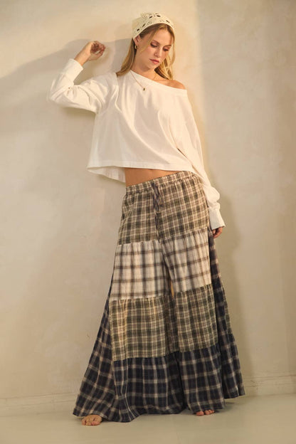 Relaxed Patchwork Pants