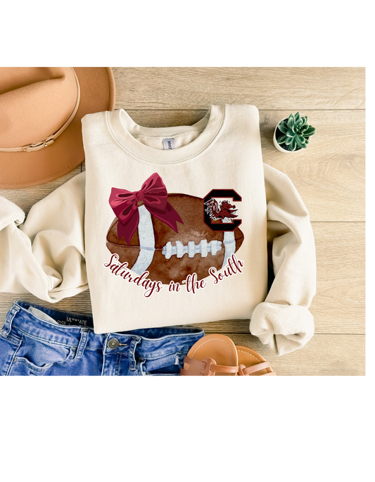 Gamecocks saturdays in the south sweatshirt
