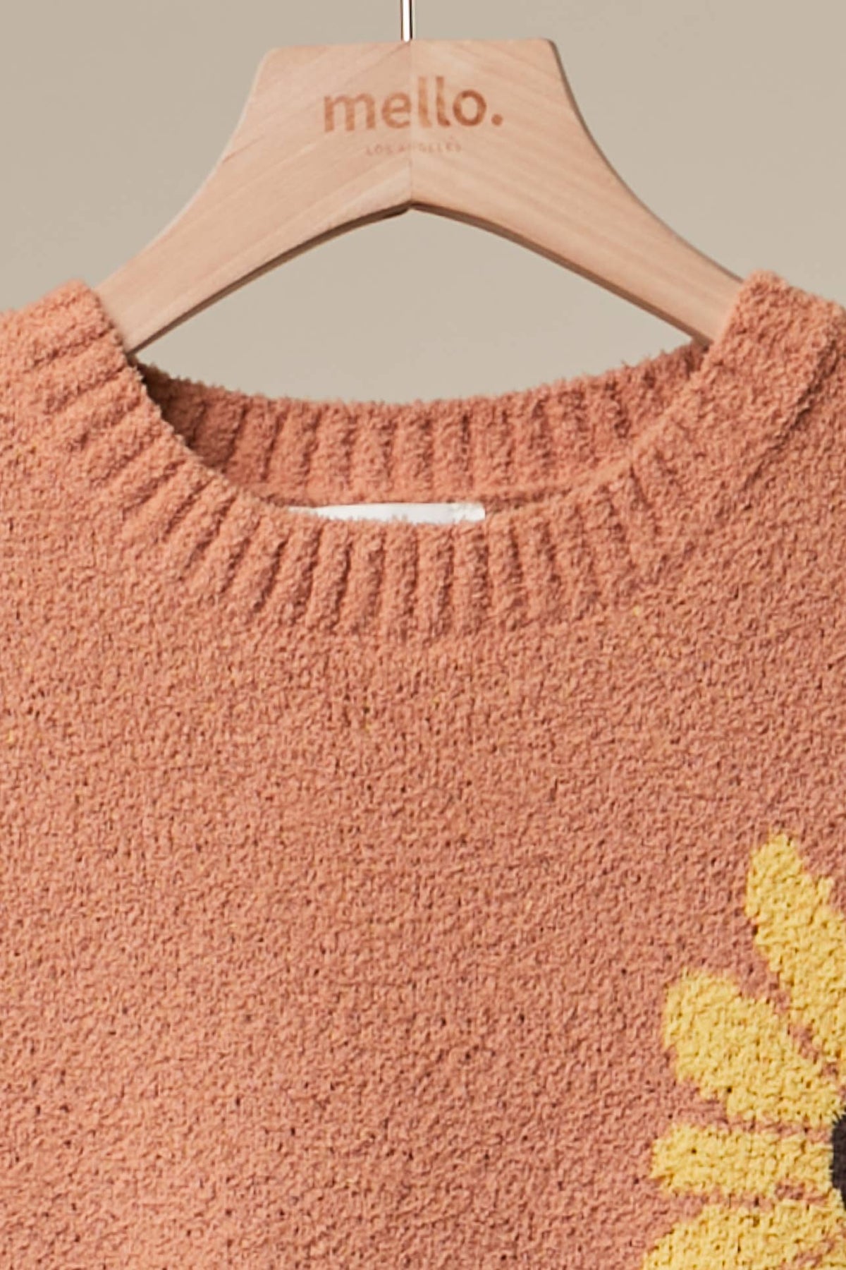 Sunlit Bloom Patch Sweater