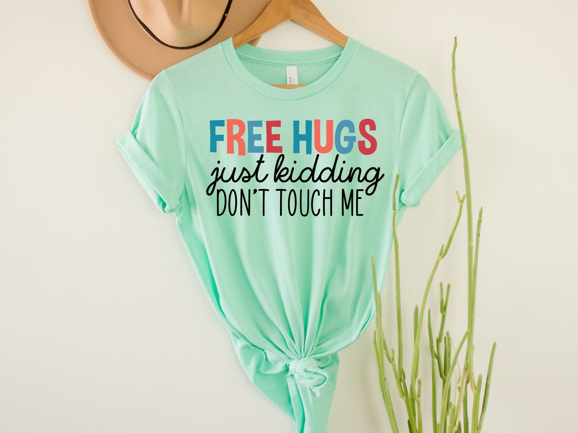 Wholesale Free Hugs Graphic Tee - White