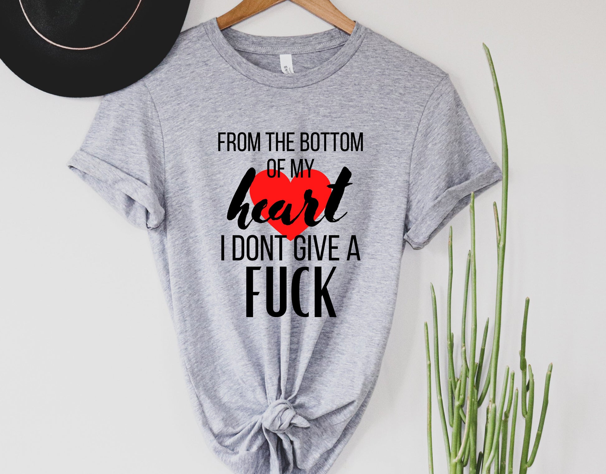 Wholesale From the Bottom of My Heart Graphic Tee - White