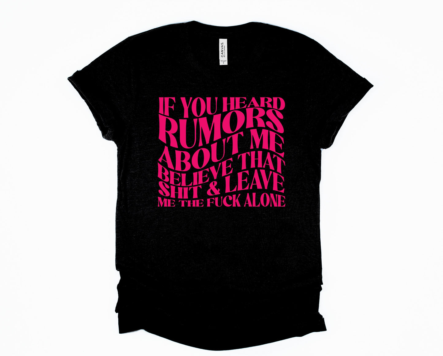 Wholesale If You Heard Rumors Graphic Tee - Grey