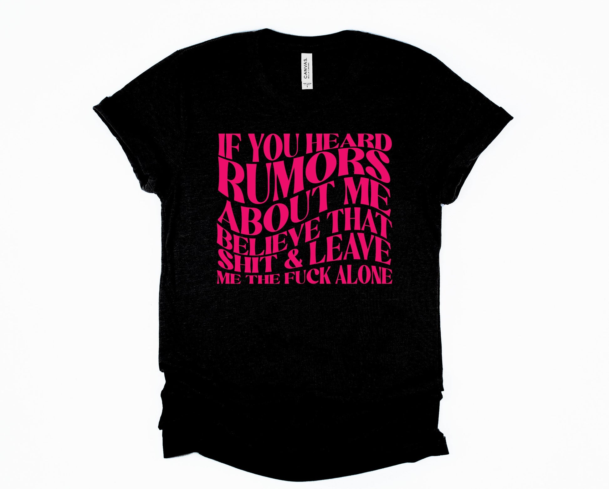 Wholesale If You Heard Rumors Graphic Tee - Grey
