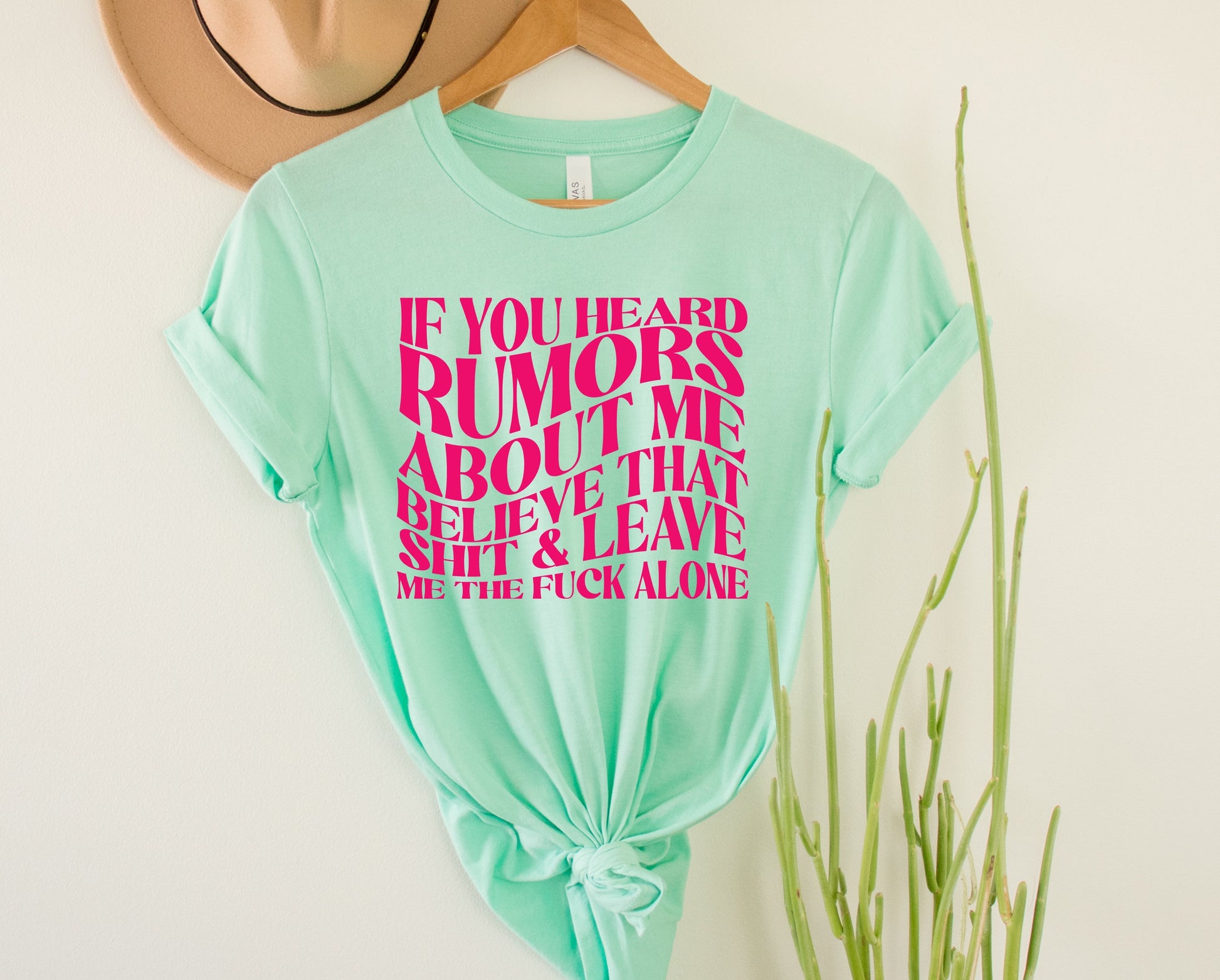 Wholesale If You Heard Rumors Graphic Tee - Black