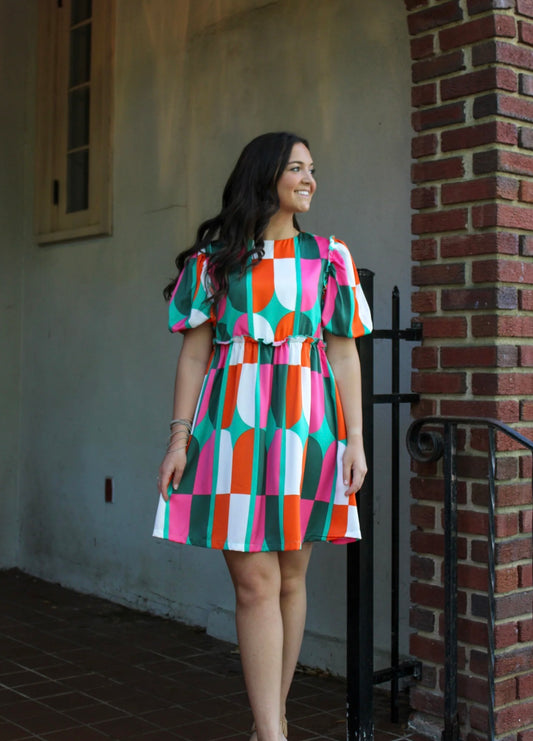 Thomas &Co Abstract Dress