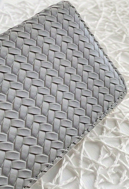 Grey Woven Wallet