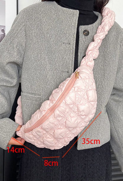 Pink Puffy Crossbody