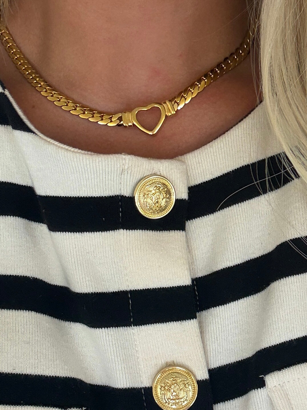SMALL OPEN HEART NECKLACE