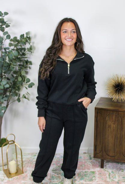 Black Jogger Set