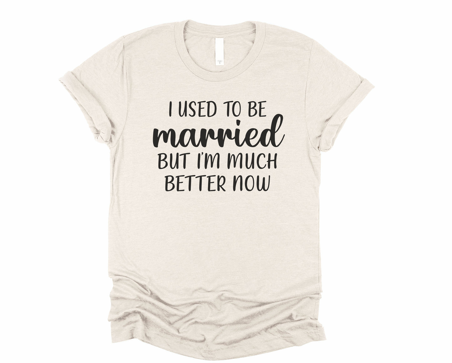 Wholesale I'm Better Now Graphic Tee - Heather Sand