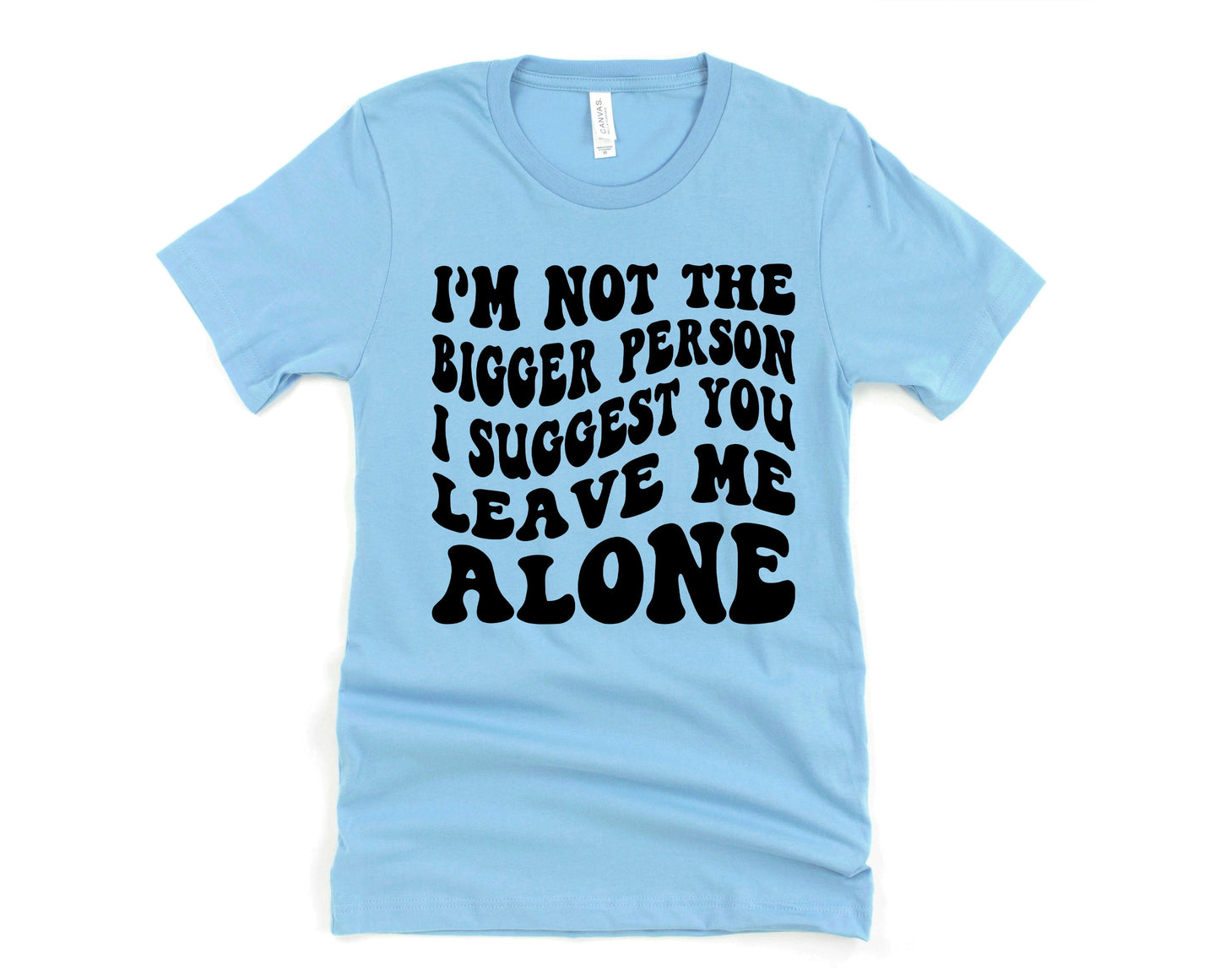 Wholesale I'm Not the Bigger Person Graphic Tee - CC Chalky Mint