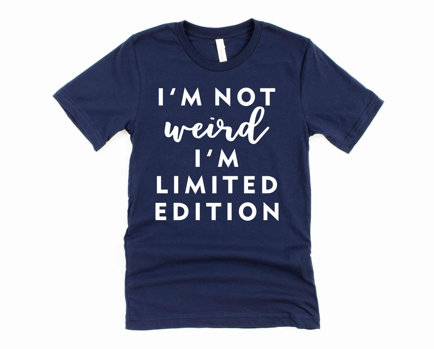 Wholesale I'm Not Weird Graphic Tee - Navy