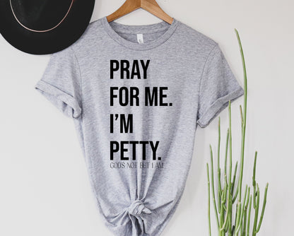Wholesale I'm Petty Graphic Tee - Black Sweatshirt