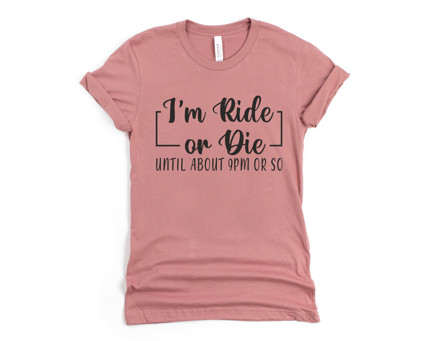 Wholesale I'm Ride or Die Graphic Tee - Navy