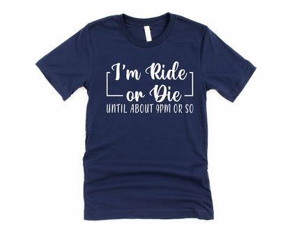 Wholesale I'm Ride or Die Graphic Tee - Chestnut