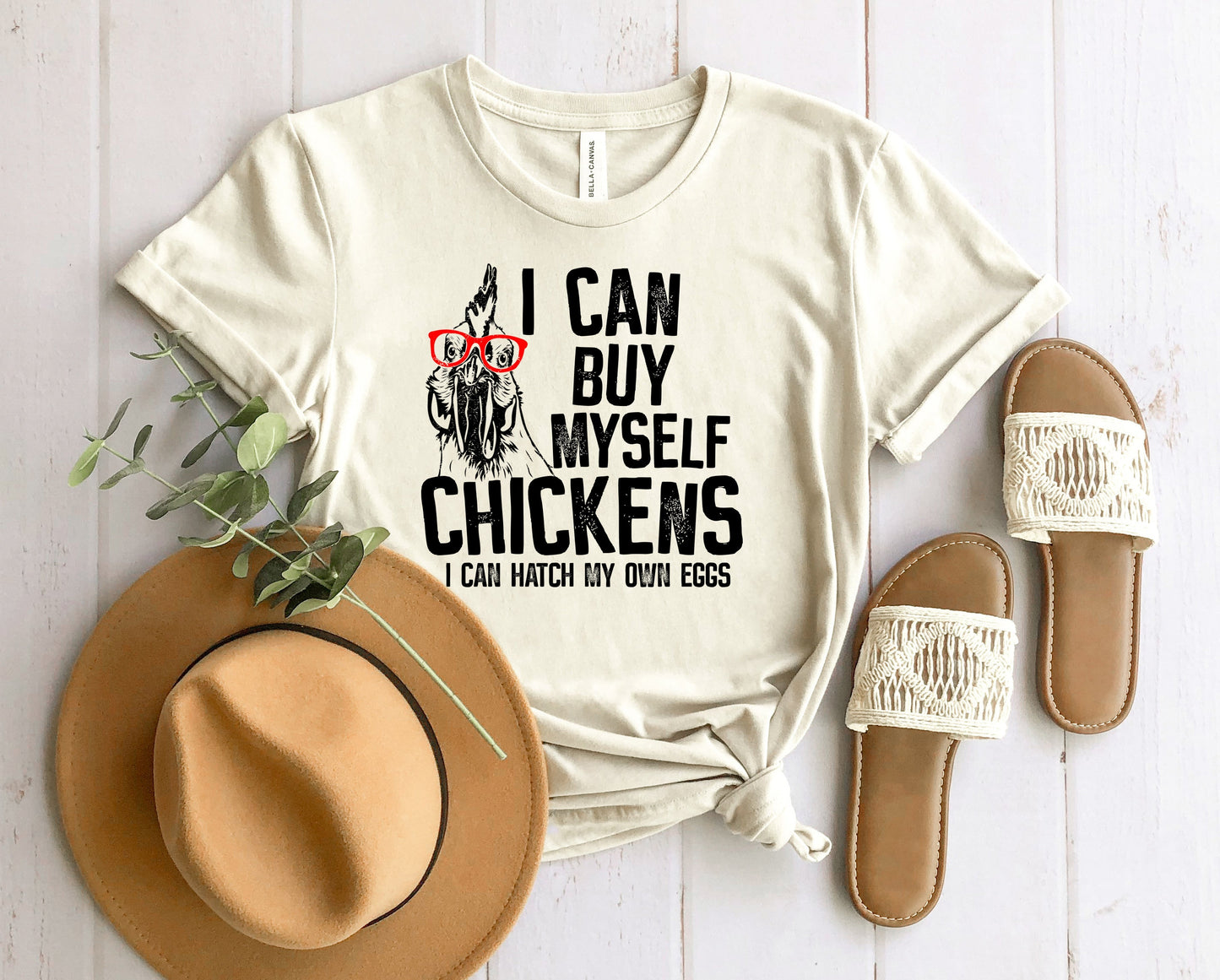 Wholesale I Can Hatch My Own Eggs Graphic Tee - White