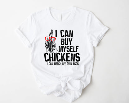 Wholesale I Can Hatch My Own Eggs Graphic Tee - Grey