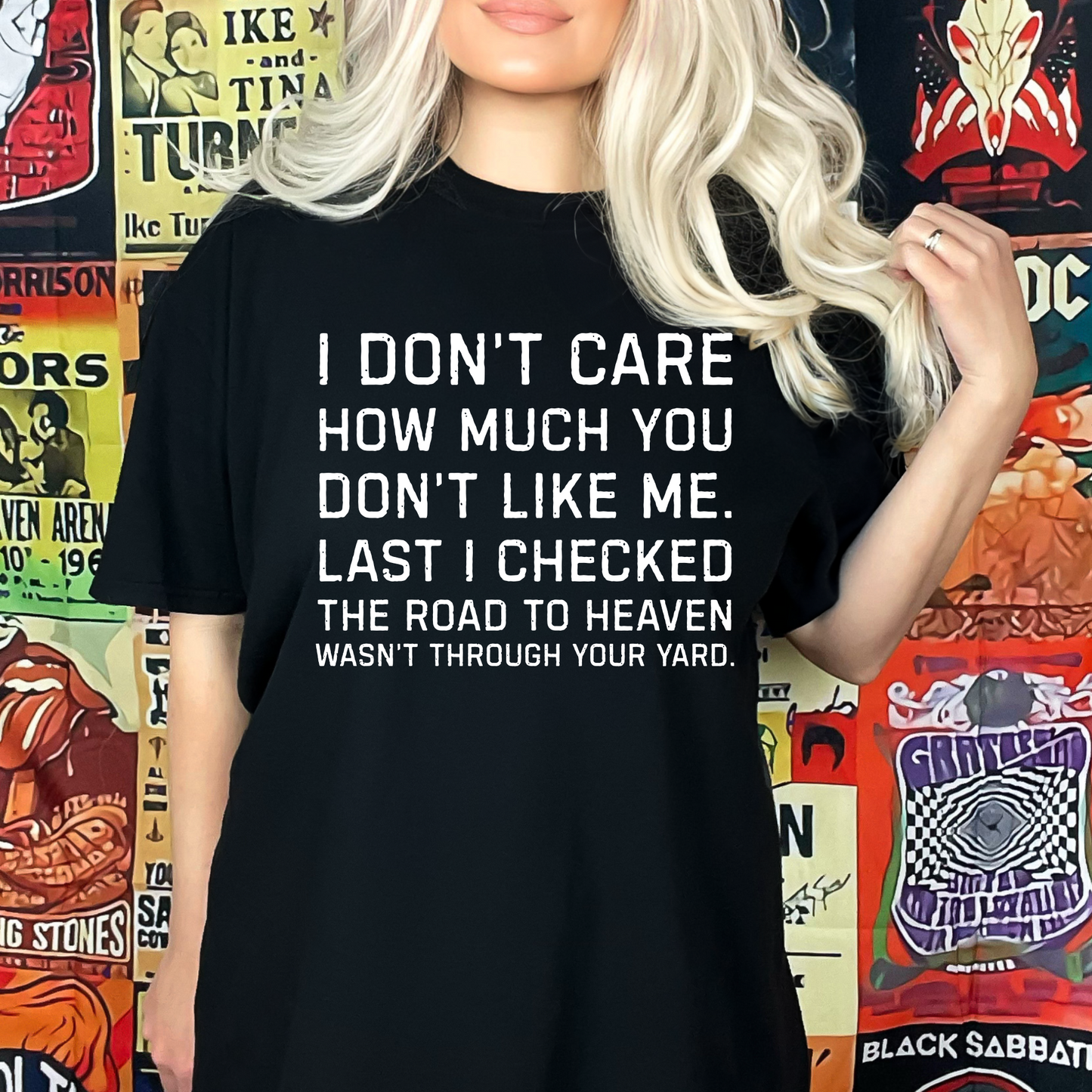 Wholesale The road to heaven Graphic Tee - CC Black Tee