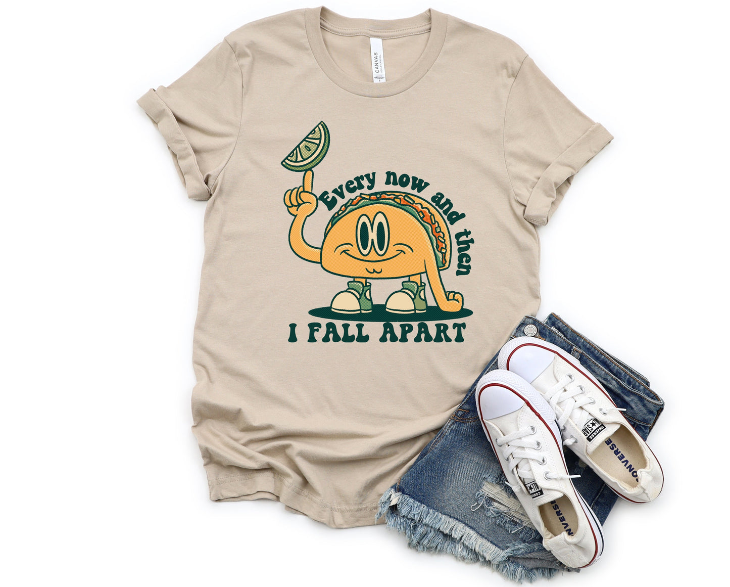 Wholesale I Fall Apart Graphic Tee - White
