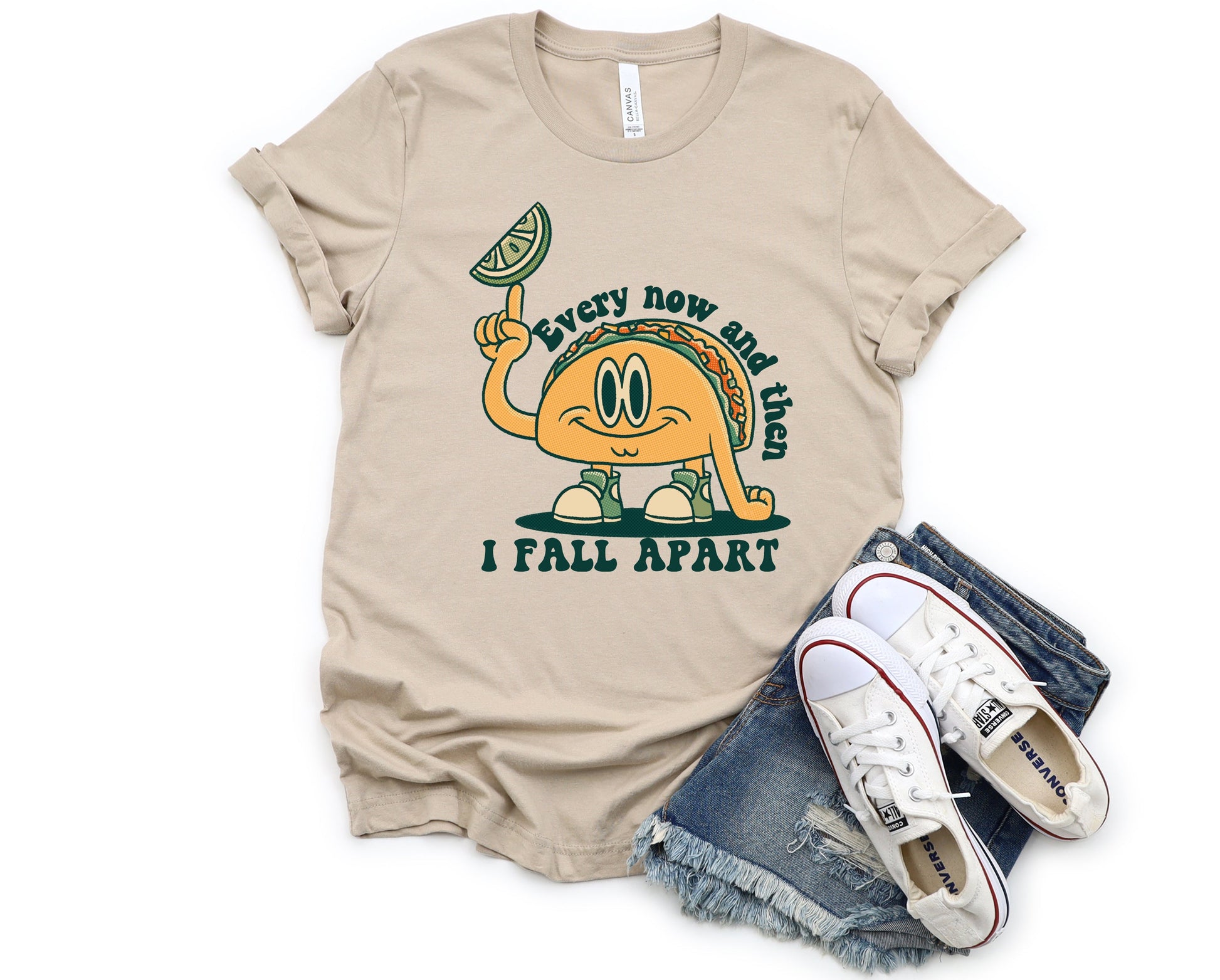 Wholesale I Fall Apart Graphic Tee - White