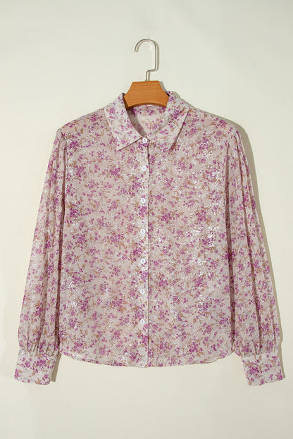 Floral Button Blouse