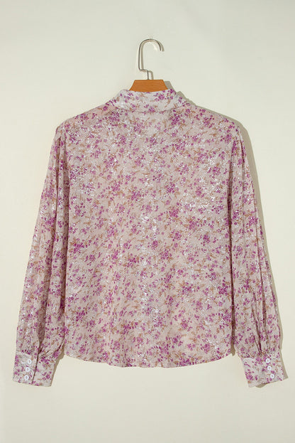 Floral Button Blouse