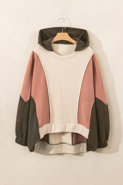 Brown Colorblock Pullover