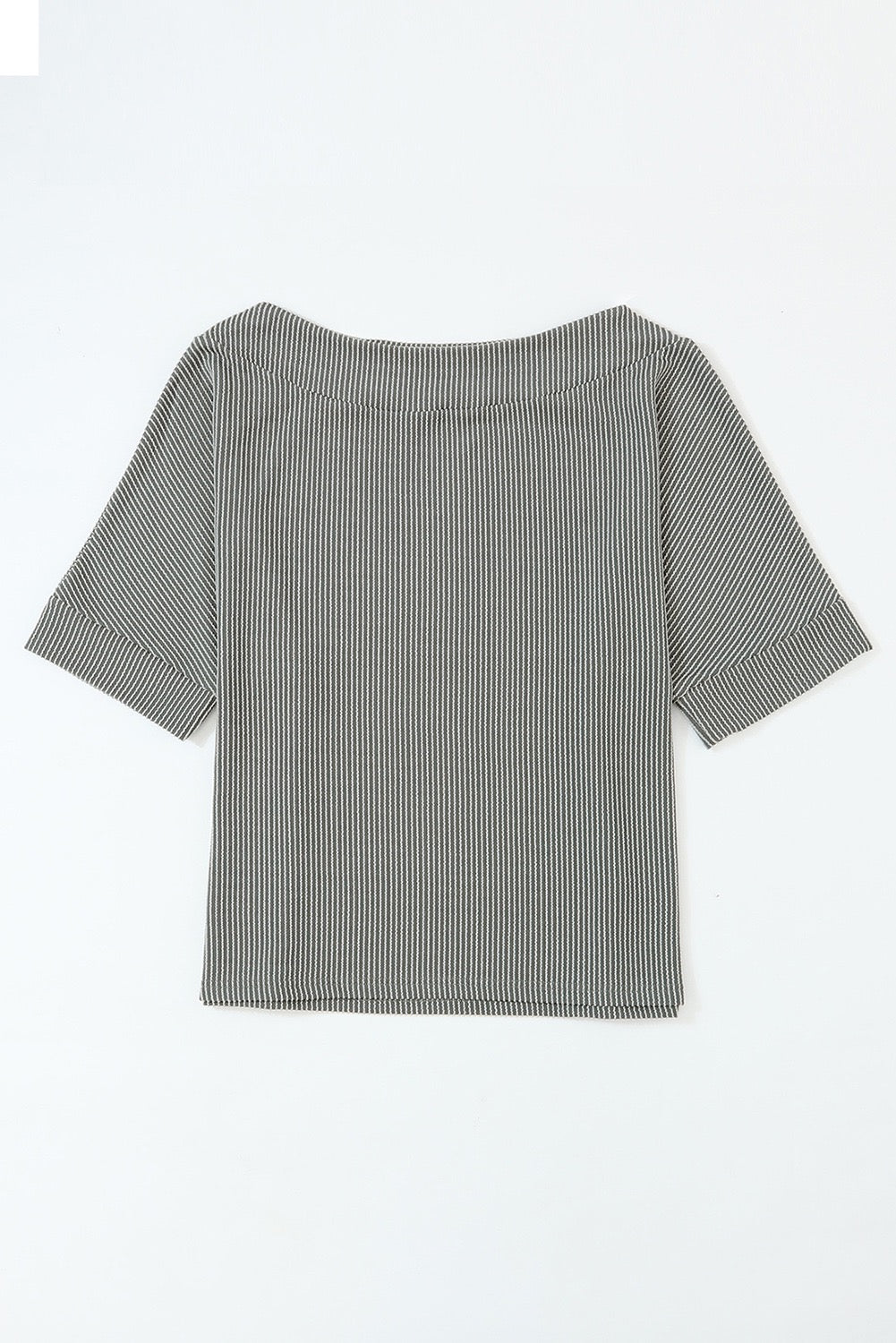 Grey Corded Blouse