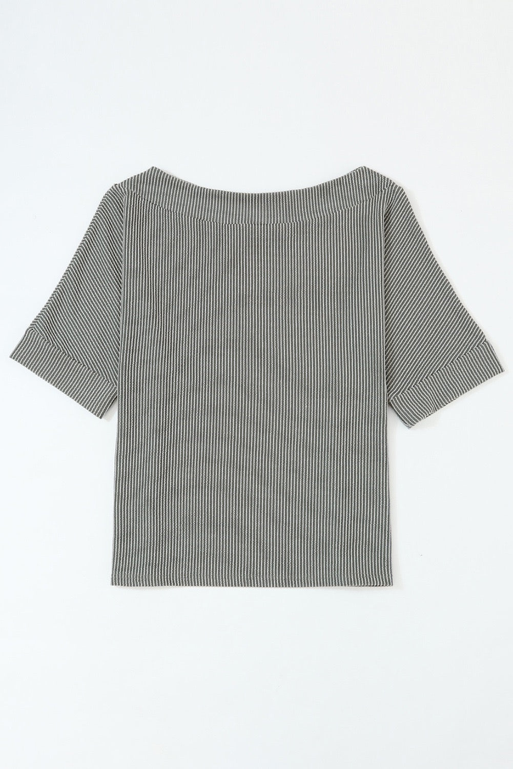 Grey Corded Blouse