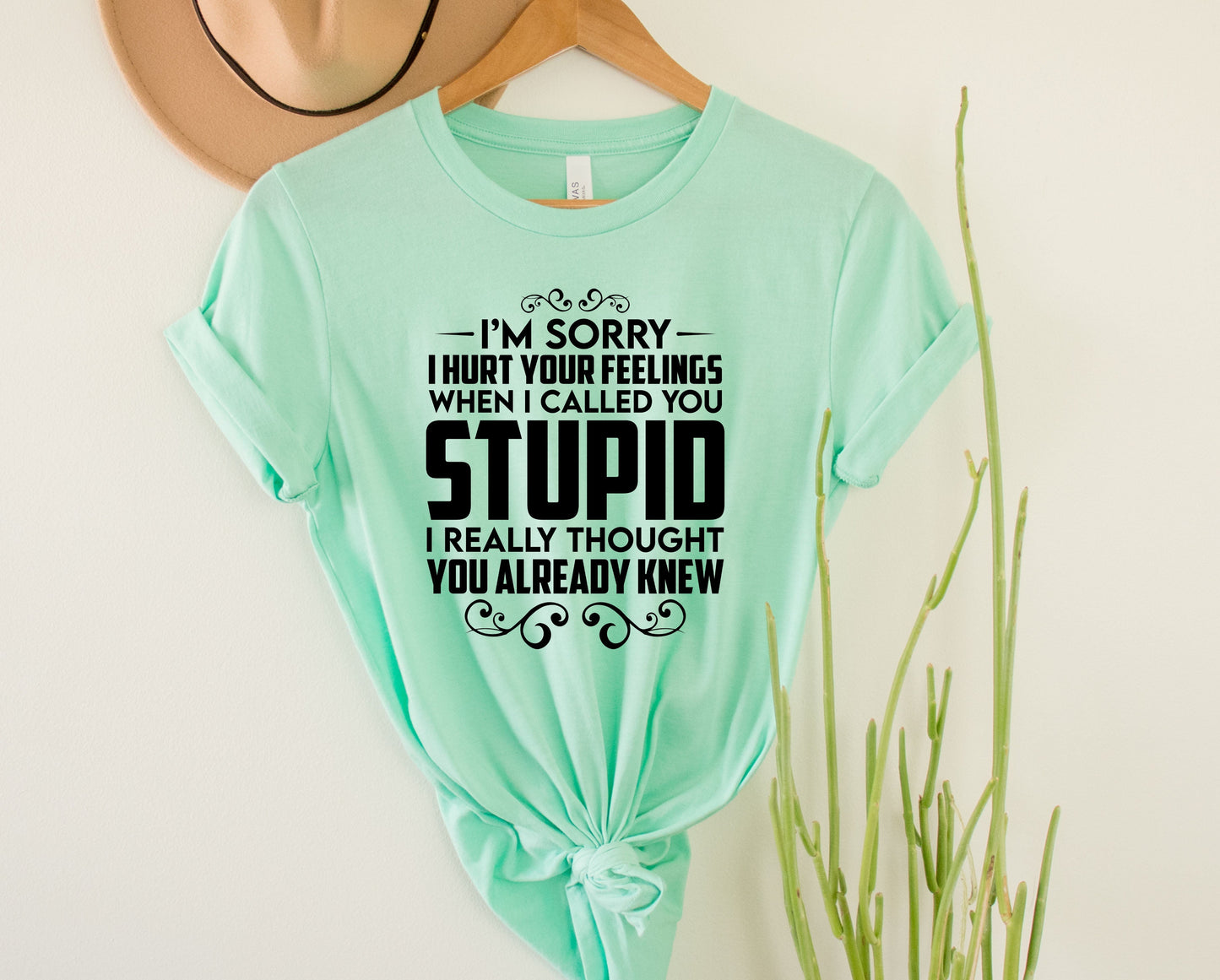 Wholesale I Thought You Already Knew Graphic Tee - White