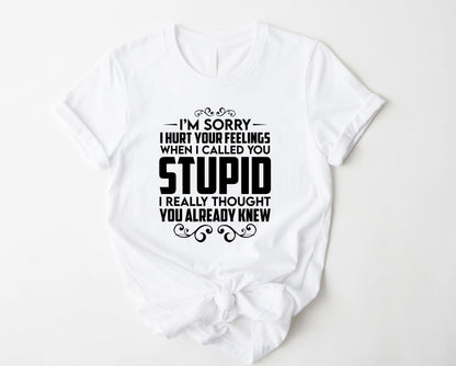 Wholesale I Thought You Already Knew Graphic Tee - Mint