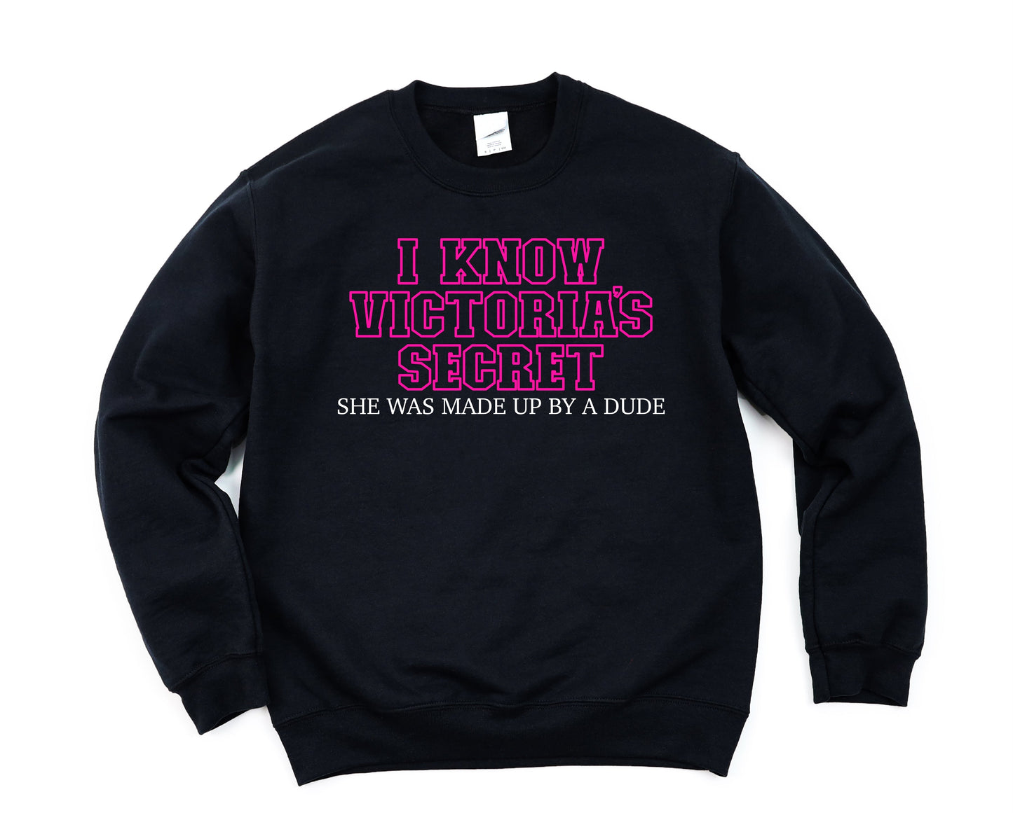Wholesale Made up by a Dude Graphic Tee - Black Sweatshirt
