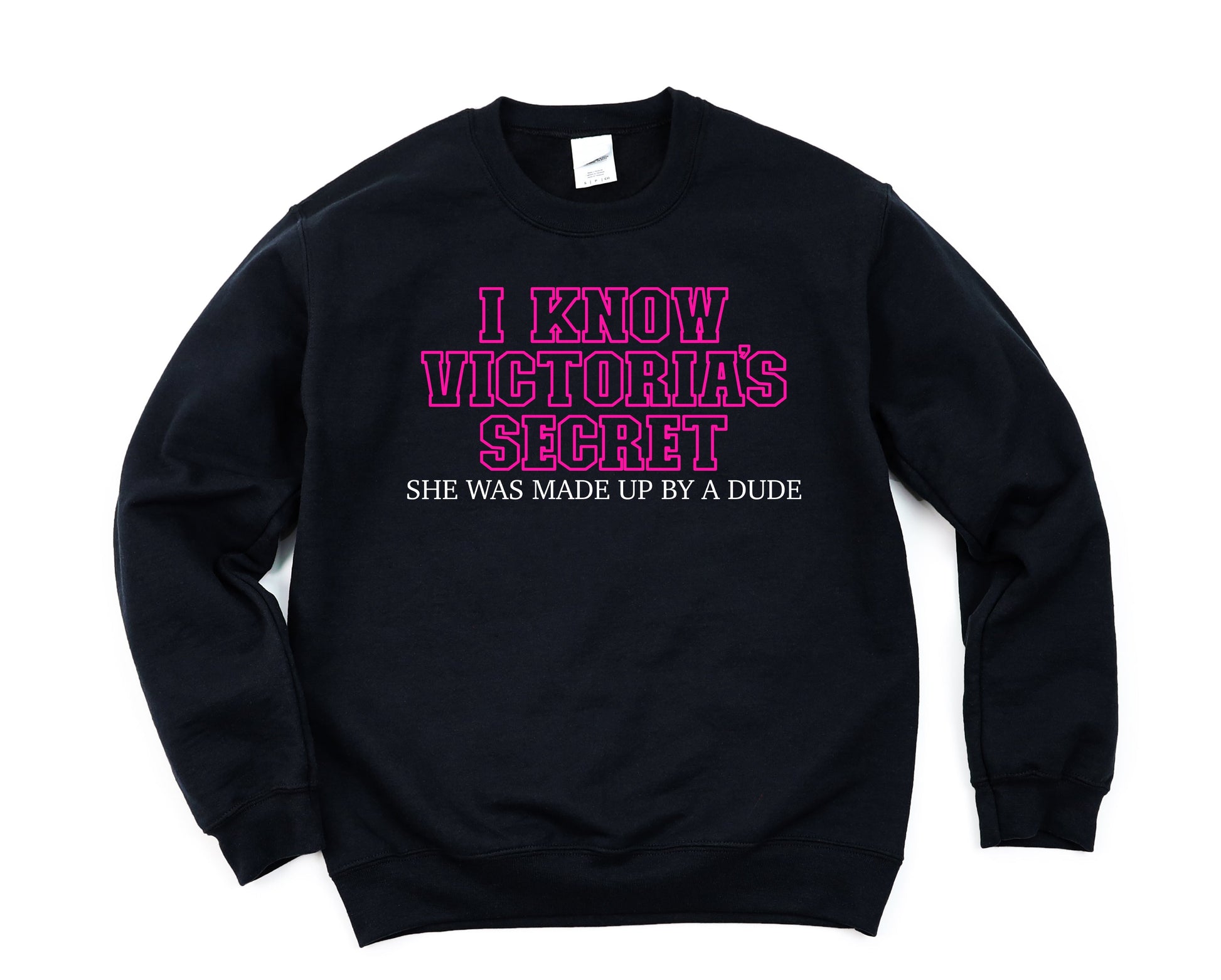 Wholesale Made up by a Dude Graphic Tee - Black Sweatshirt