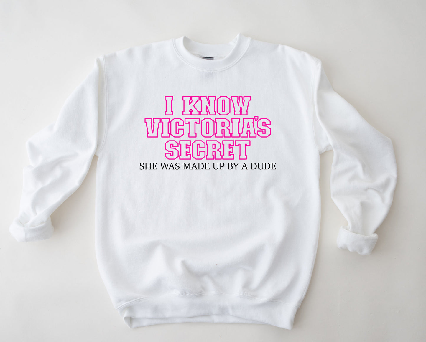 Wholesale Made up by a Dude Graphic Tee - White Sweatshirt
