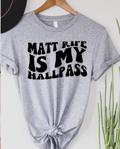 Wholesale My Hallpass Graphic Tee - Black