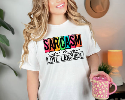 Wholesale My Love Language Graphic Tee - White