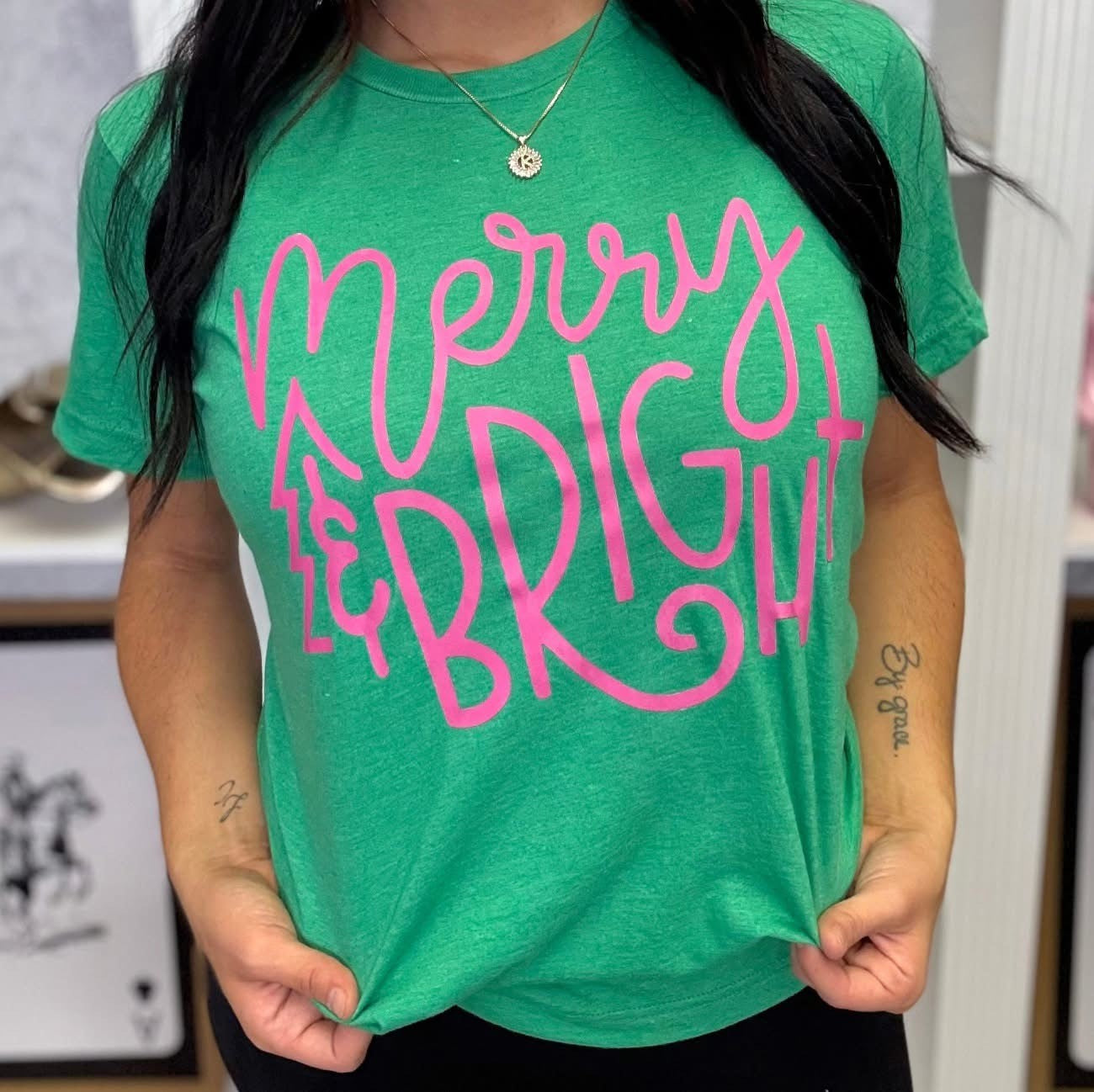 Merry & Bright Graphic Tee
