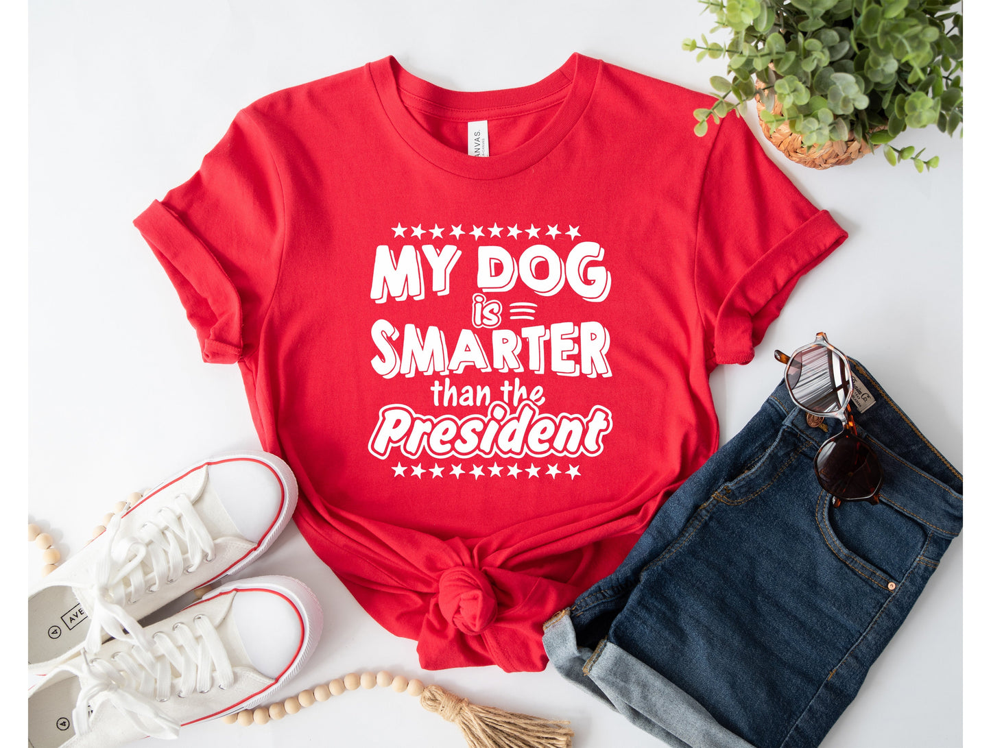 Wholesale My Dog is Smarter Graphic Tee - Black