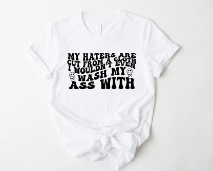 Wholesale My Haters Graphic Tee - Ocean