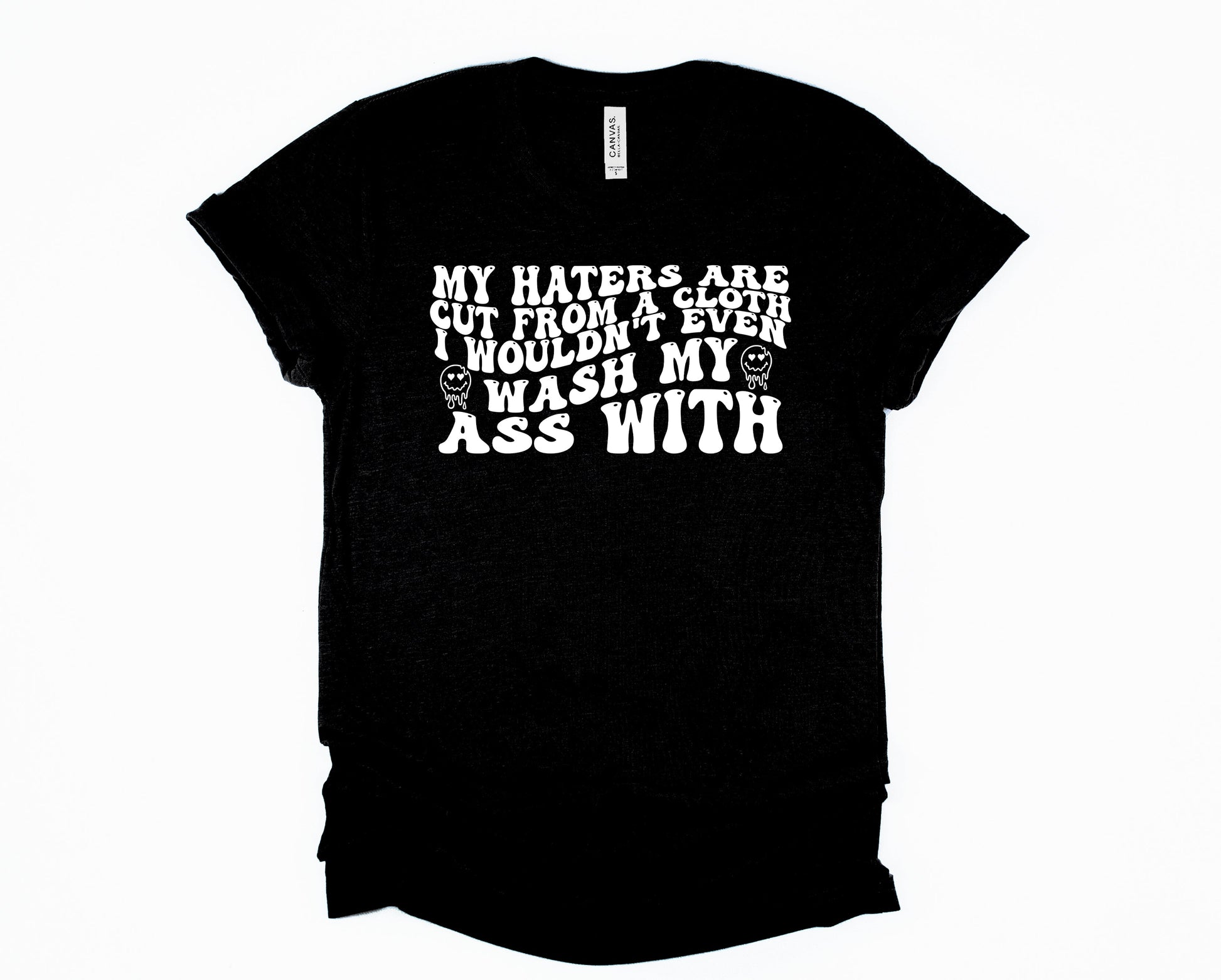 Wholesale My Haters Graphic Tee - Black