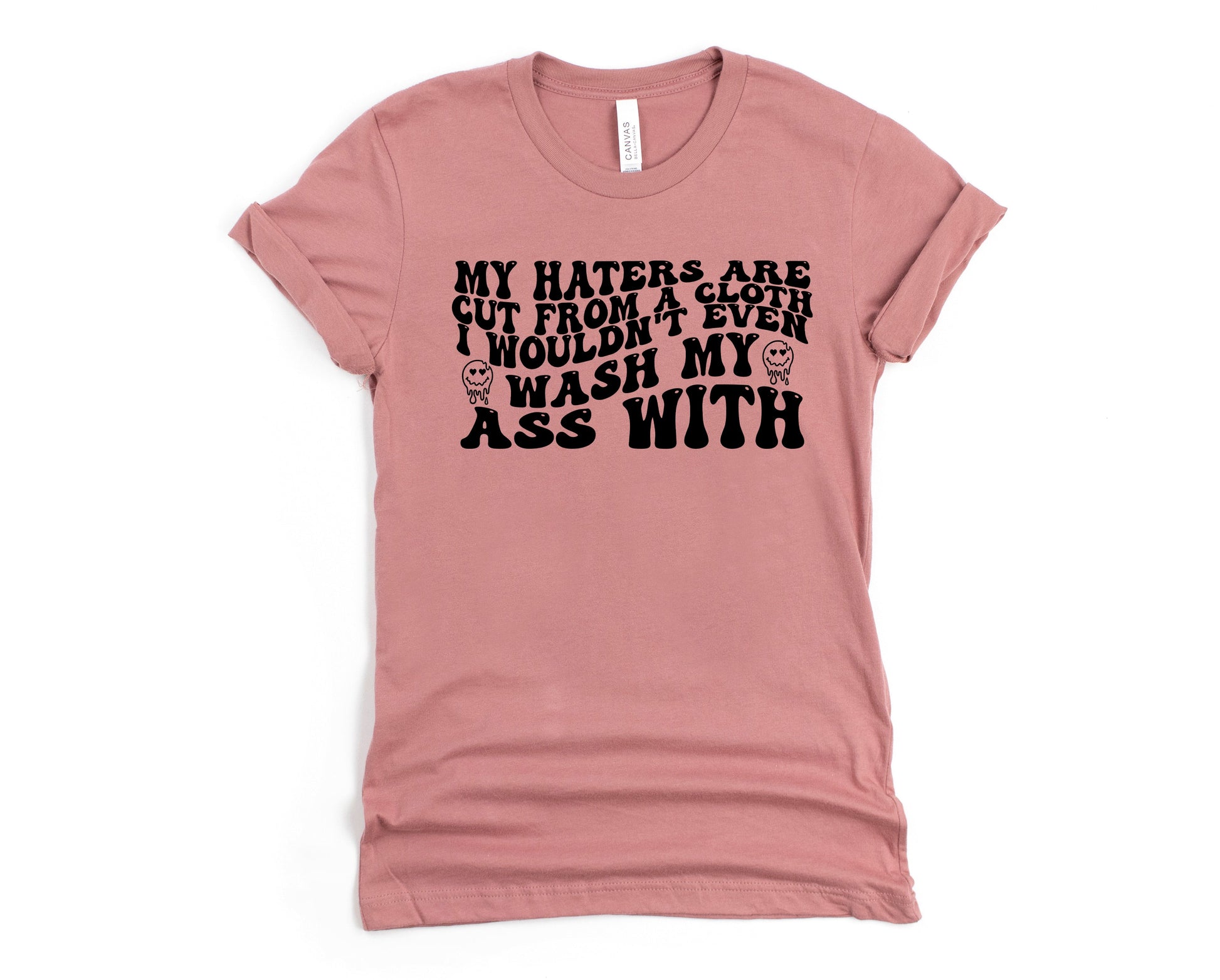 Wholesale My Haters Graphic Tee - Mauve