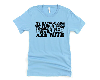 Wholesale My Haters Graphic Tee - White