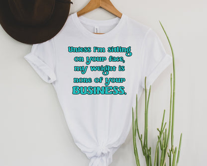 Wholesale None of your Business Graphic Tee - Black