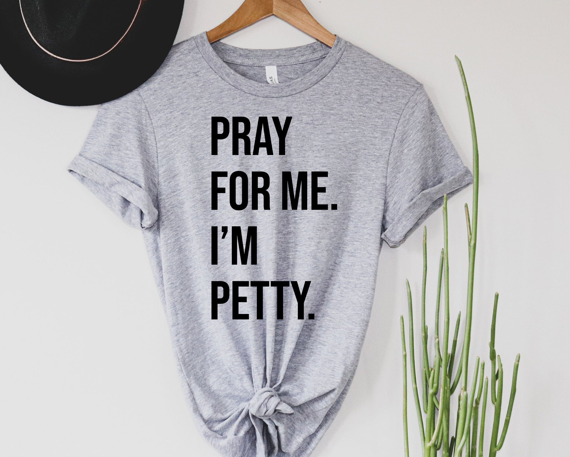 Wholesale Pray For Me Graphic Tee - Black Sweatshirt
