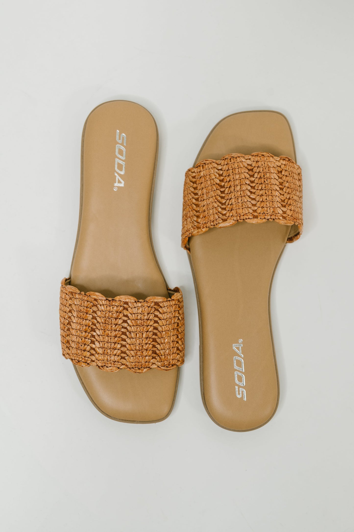 Screen Woven Square Toe Sandal