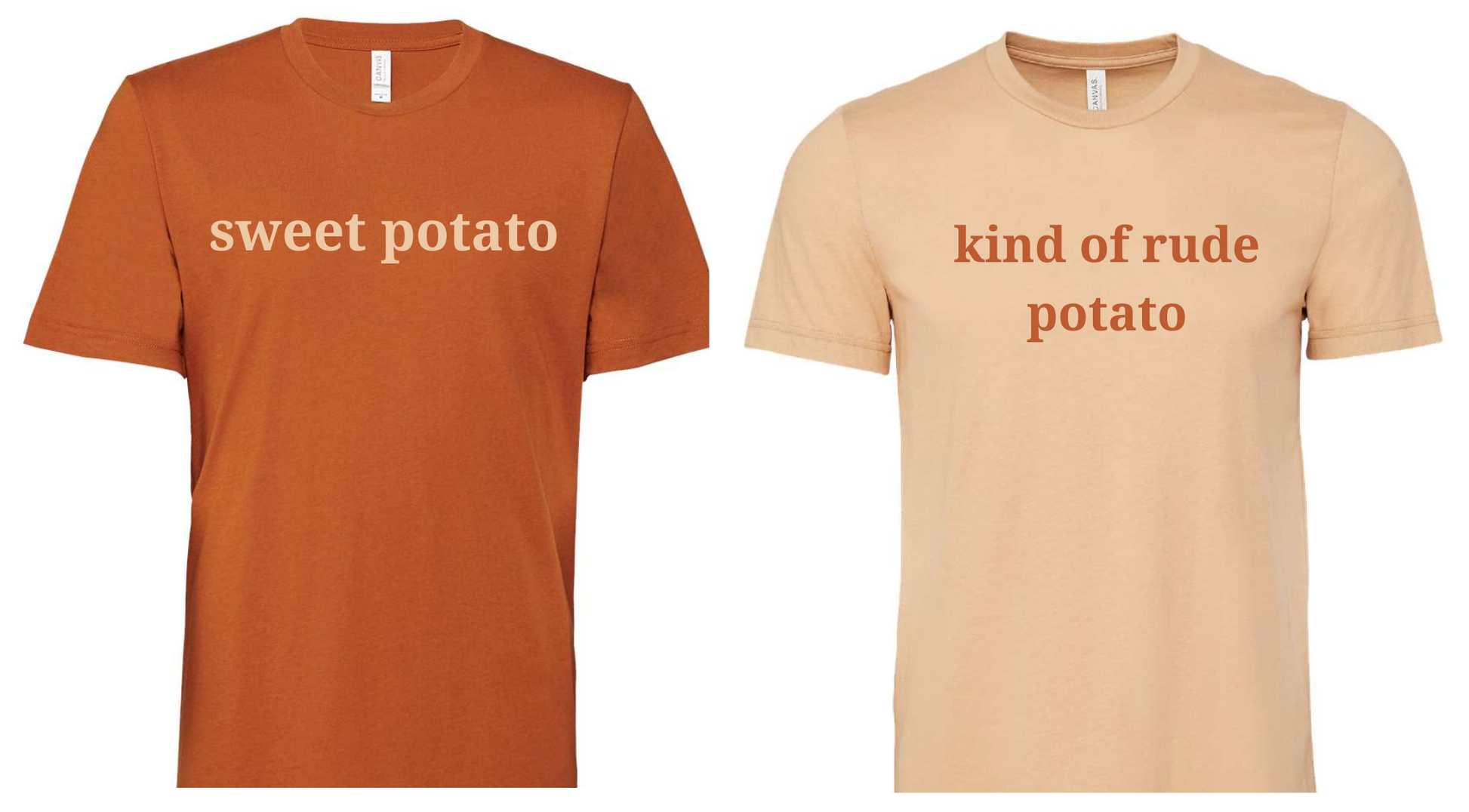 Wholesale Sweet & Kind of Rude Potato Graphic Tee - Sweet Potato on Autumn Tee