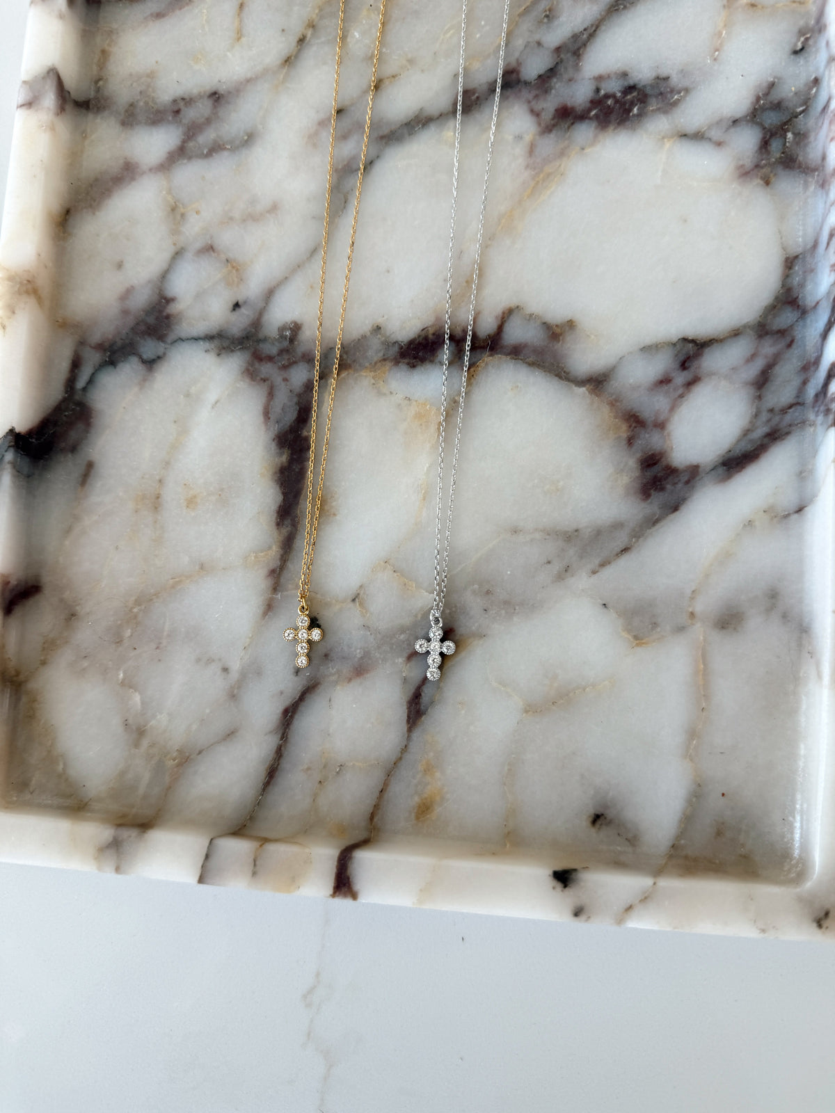 JOY CROSS NECKLACE