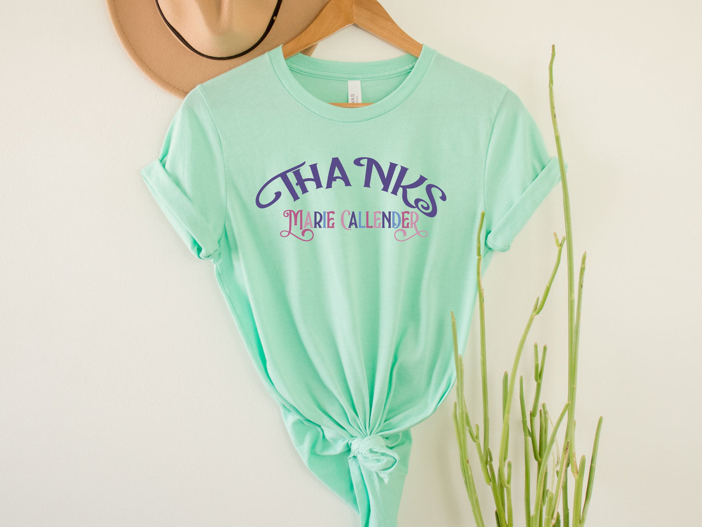 Wholesale Thanks Marie Graphic Tee - Mint