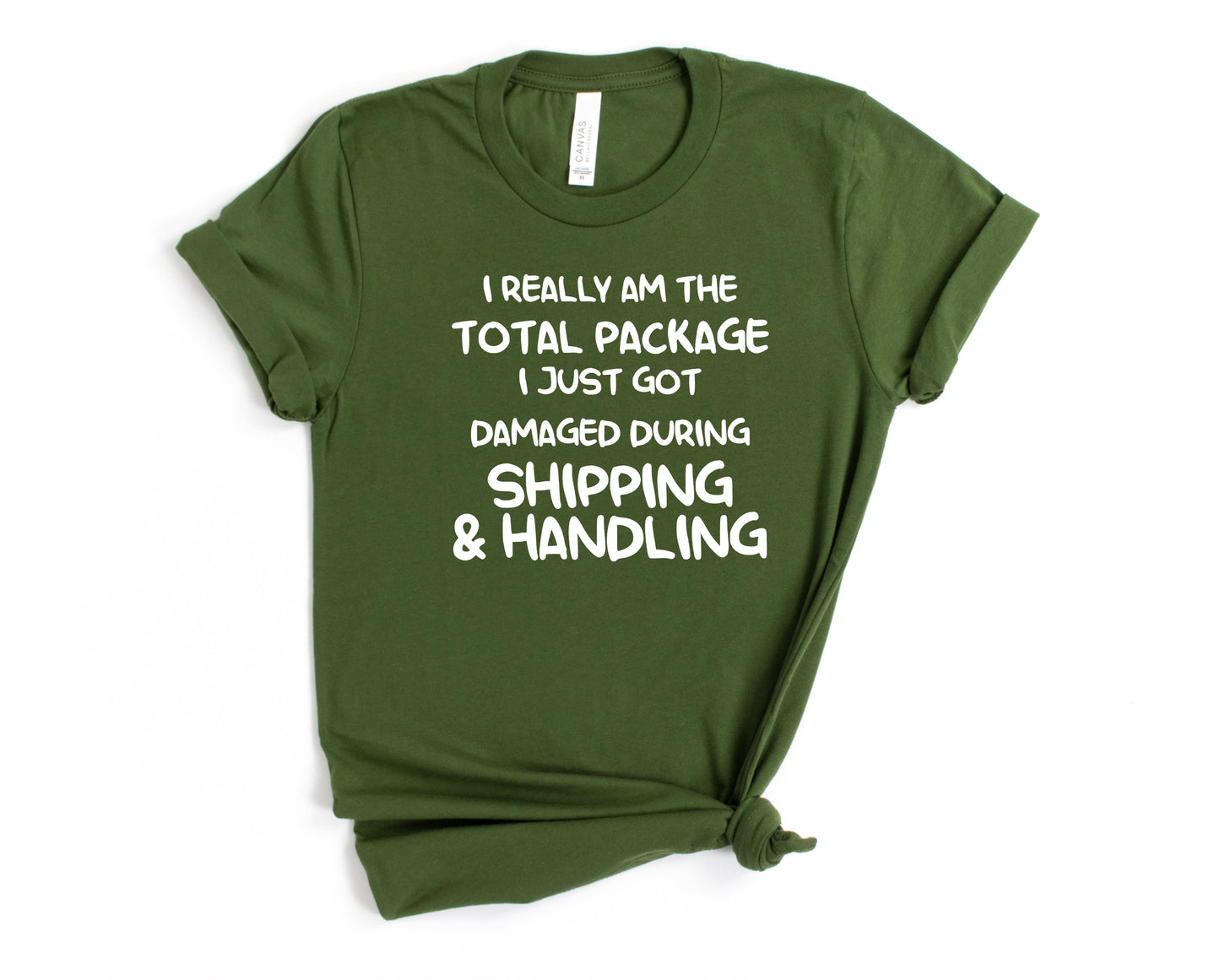 Wholesale Total Package Graphic Tee - Olive
